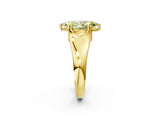 Yellow gold Fancy Yellow Marquise  Solitaire Diamond Ring with Six-Prong Cathedral Setting_34