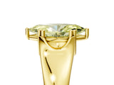 Yellow gold Fancy Yellow Marquise  Solitaire Diamond Ring with Six-Prong Cathedral Setting_37