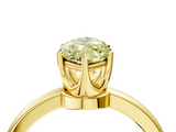 Yellow gold Fancy Yellow Marquise  Solitaire Diamond Ring with Six-Prong Setting on a Classic Band_4
