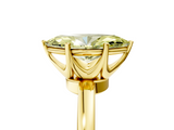 Yellow gold Fancy Yellow Marquise  Solitaire Diamond Ring with Six-Prong Setting on a Classic Band_5
