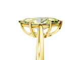 Yellow gold Fancy Yellow Marquise  Solitaire Diamond Ring with Split Shank and Four-Prong Setting_17