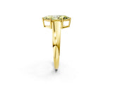 Yellow gold Fancy Yellow Marquise  Solitaire Diamond Ring with Tapered Band and Four-Prong Setting_36