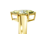 Yellow gold Fancy Yellow Marquise  Solitaire Diamond Ring with Tapered Band and Four-Prong Setting_39