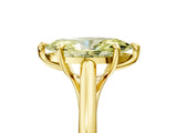 Yellow gold Fancy Yellow Marquise  Solitaire Engagement Ring with Six-Prong Setting and Classic Band 5