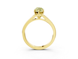 Yellow gold Fancy Yellow Marquise  Solitaire Pavé Band with Four-Prong Setting_20