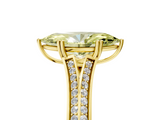 Yellow gold Fancy Yellow Marquise  Solitaire Pave Split Shank Engagement Ring with Six-Prong Setting_5