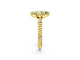 Yellow gold Fancy Yellow Marquise  Solitaire Twisted Band Prong Set Engagement Ring_32