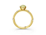 Yellow gold Fancy Yellow Marquise  Solitaire Twisted Band Prong Set Engagement Ring_33
