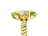 Yellow gold Fancy Yellow Marquise  Solitaire Twisted Band Prong Set Engagement Ring_35