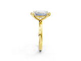 Yellow gold Fancy Yellow Marquise  and Emerald Cut Toi Moi Ring with Prong Setting_36
