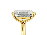 Yellow gold Fancy Yellow Marquise  and Emerald Cut Toi Moi Ring with Prong Setting_39