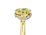 Yellow gold Fancy Yellow Oval  Brilliant Solitaire Engagement Ring with Six-Prong Setting and Classic Band_25
