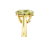 Yellow gold Fancy Yellow Oval  Solitaire Diamond Ring with Split Shank and Four-Prong Setting_17