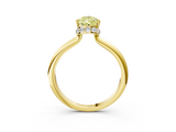 Yellow gold Fancy Yellow Pear  Brilliant Solitaire Engagement Ring with Six-Prong Setting and Classic Band_23