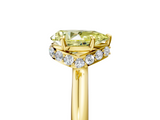 Yellow gold Fancy Yellow Pear  Brilliant Solitaire Engagement Ring with Six-Prong Setting and Classic Band_25