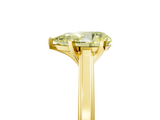 Yellow gold Fancy Yellow Pear  Solitaire Diamond Ring with Four-Prong Setting and Classic Band_8
