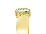 Yellow gold Fancy Yellow Princess Cut Diamond Channel Set Solitaire Ring with Four-Prong Setting_41