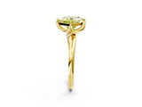 Yellow gold Fancy Yellow Princess Cut Diamond Solitaire Engagement Ring with Four-Prong Setting and Classic Band_22