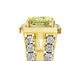 Yellow gold Fancy Yellow Radiant Cut Cut Halo Split Shank Prong Set Ring_5