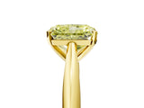 Yellow gold Fancy Yellow Radiant Cut Diamond Solitaire Engagement Ring with Cathedral Setting and Four-Prong Mount_29