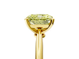 Yellow gold Fancy Yellow Radiant Cut Diamond Solitaire Engagement Ring with Classic Band and Four-Prong Setting_29
