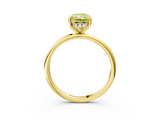 Yellow gold Fancy Yellow Radiant  Cut Solitaire Engagement Ring with Four-Prong Setting and Classic Band_23