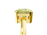 Yellow gold Fancy Yellow Radiant  Cut Solitaire Ring with Four-Prong Setting and Classic Band_53