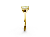 Yellow gold Fancy Yellow Radiant  Cut Solitaire Ring with Four-Prong Setting on a Classic Band_28