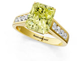 Yellow gold Fancy Yellow Radiant  Solitaire Channel-Set Diamond Engagement Ring with Four-Prong Setting_32