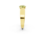 Yellow gold Fancy Yellow Round Cut Diamond Channel Set Solitaire Ring with Four-Prong Setting_38