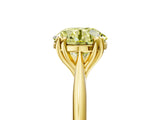 Yellow gold Fancy Yellow Round Cut Solitaire Diamond Ring with Six-Prong Setting and Classic Band_17