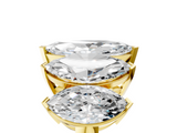 Yellow gold Five-Stone Marquise Diamond Prong Set White Gold Band_26