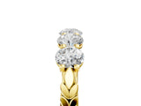 Yellow gold Five-Stone Round Diamond Prong-Set Band_42