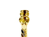 Yellow gold Five-Stone Round Yellow Sapphire Prong-Set Band_23