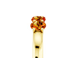 Yellow gold Four-Stone Round Citrine Prong-Set Band_23