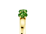 Yellow gold Four-Stone Round Peridot Prong-Set Band_23