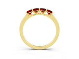 Yellow gold Four-Stone Round Ruby Prong-Set Band_21