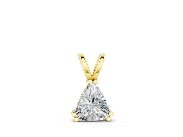 Yellow gold Gold Wire Wrapped Calf Crystal Pendant