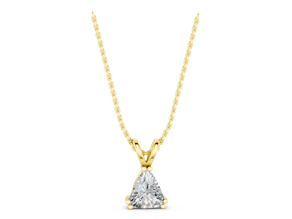 Yellow gold Gold Wire Wrapped Calf Crystal Pendant
