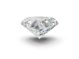 Yellow gold Heart Brilliant Solitaire with Pavé Band and Claw Prong Setting_10