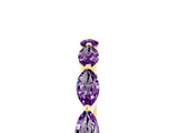 Yellow gold Marquise Amethyst Prong Set Half-Eternity Band_11