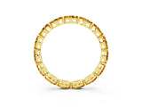 Yellow gold Marquise Citrine Eternity Band with U-Prong Setting_15