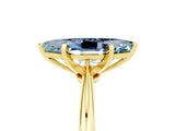 Yellow gold Marquise Cut Aquamarine Solitaire Engagement Ring with Classic Band and Four-Prong Setting_29