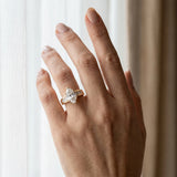 Yellow gold Marquise Cut Channel Set Solitaire Ring with Four-Prong Setting_18