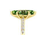 Yellow gold Marquise Cut Cut Channel Set Solitaire Engagement Ring with Four-Prong Setting_5