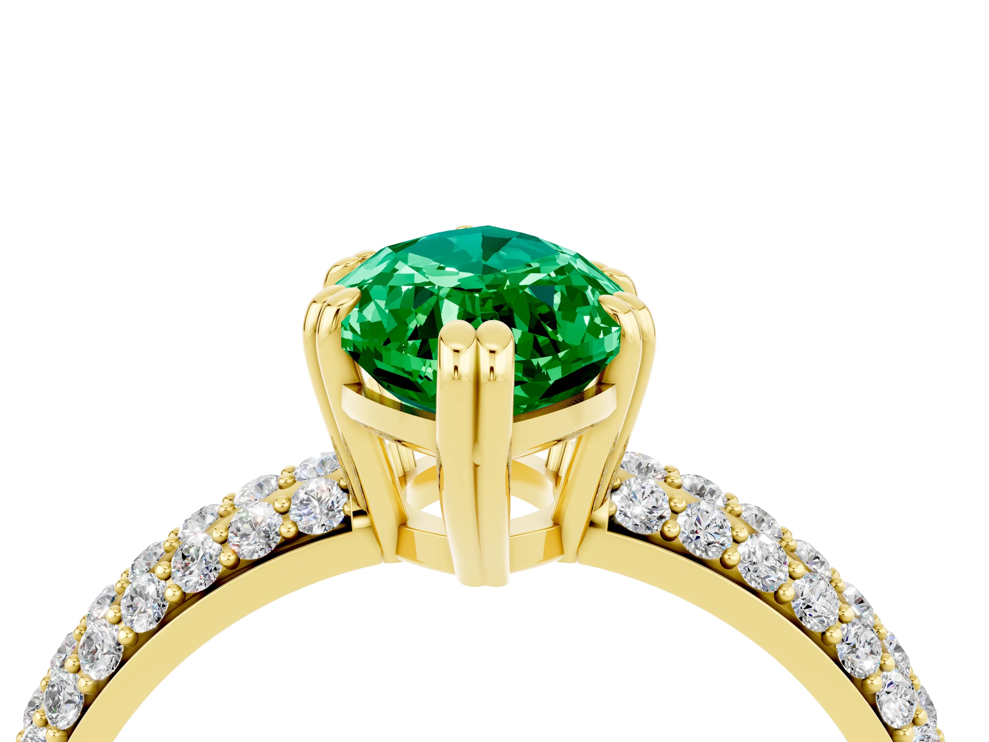 Yellow gold Marquise Cut Cut Diamond Milgrain Marquise Band with Prong Setting_4