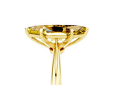 Yellow gold Marquise Cut Yellow Sapphire Solitaire Engagement Ring with Classic Band and Four-Prong Setting_29