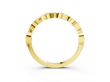 Yellow gold Marquise Diamond Bezel Set Eternity Band_44