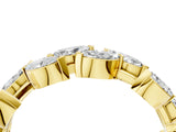 Yellow gold Marquise Diamond Eternity Band with Shared Prong Setting_8
