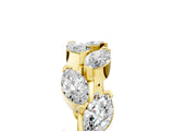 Yellow gold Marquise Diamond Eternity Band with Shared Prong Setting_9